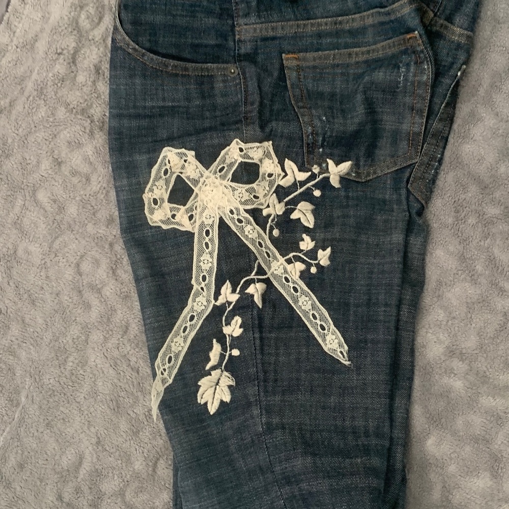 *GALLIANO John Galliano* Jeans size 27 Embroidered